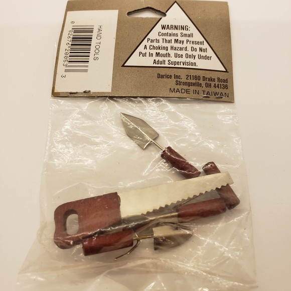 NOS Miniature Scale Tool Collection Set of 6 Hand Tools (2309-03) - Picture 2 of 4